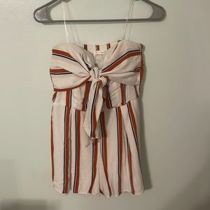 Striped romper